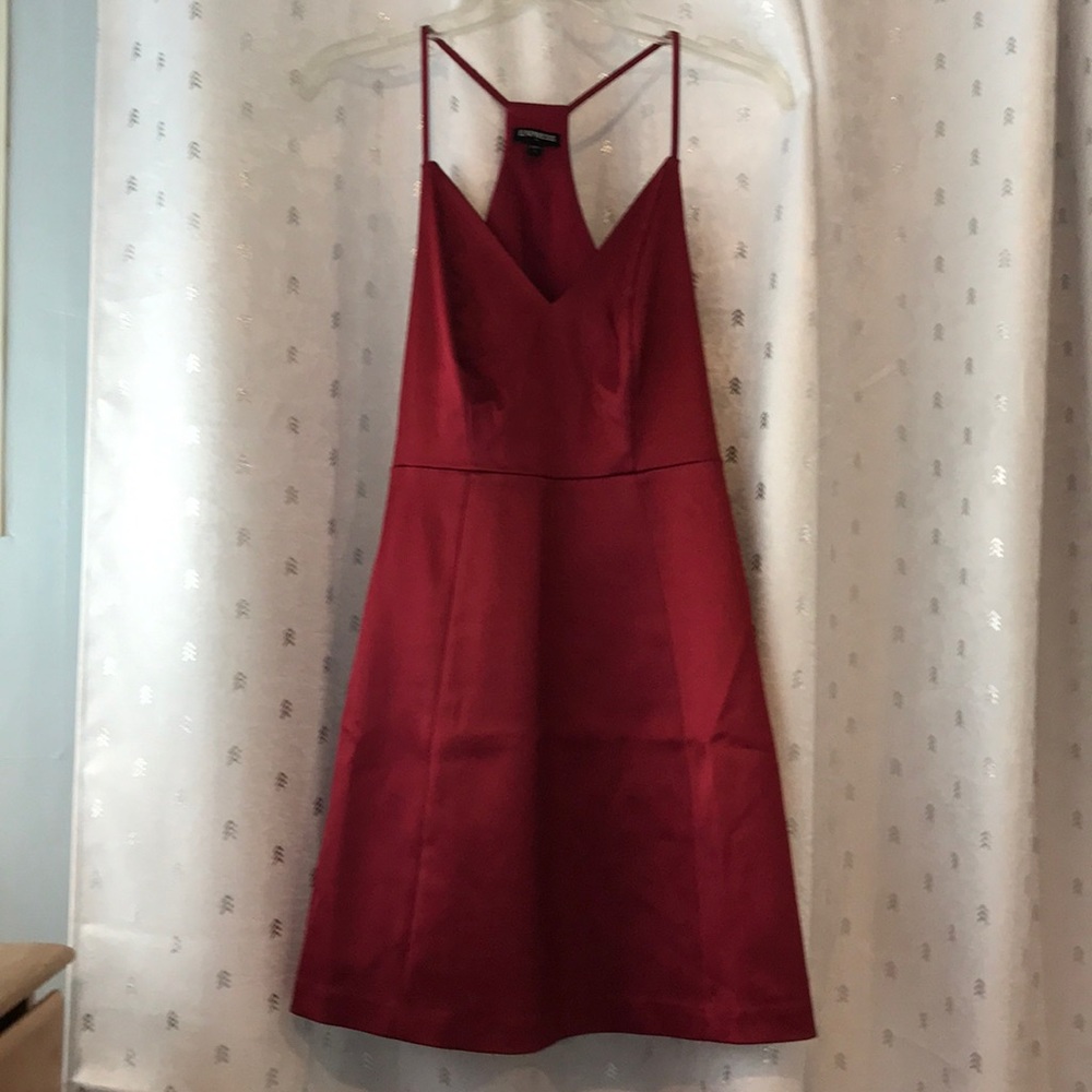 Red cocktail dress